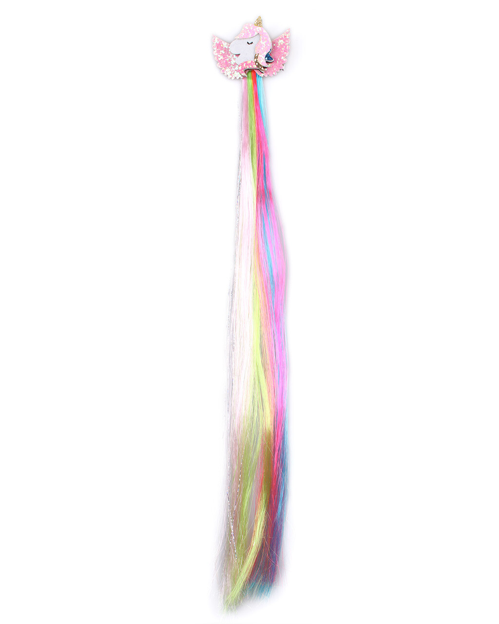 Billede af Hårspænder - Løst med enhjørning - regnbue