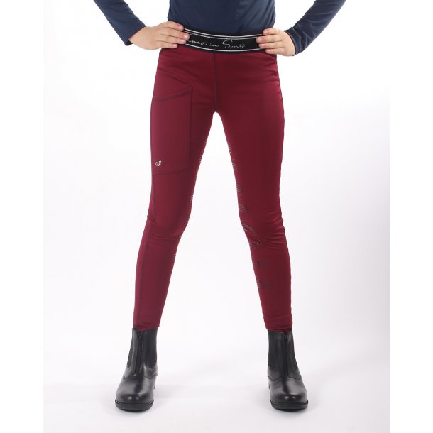 QHP Eden Junior ridetights - bordeaux