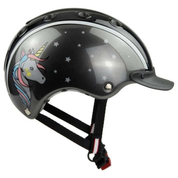Casco Nori ridehjelm til brn - enhjrning