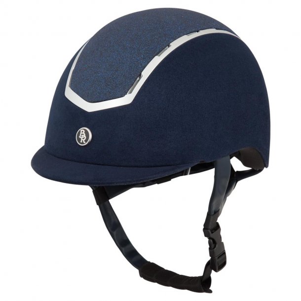 BR Sigma ridehjelm med glitter - bl Navy/navy 58-60